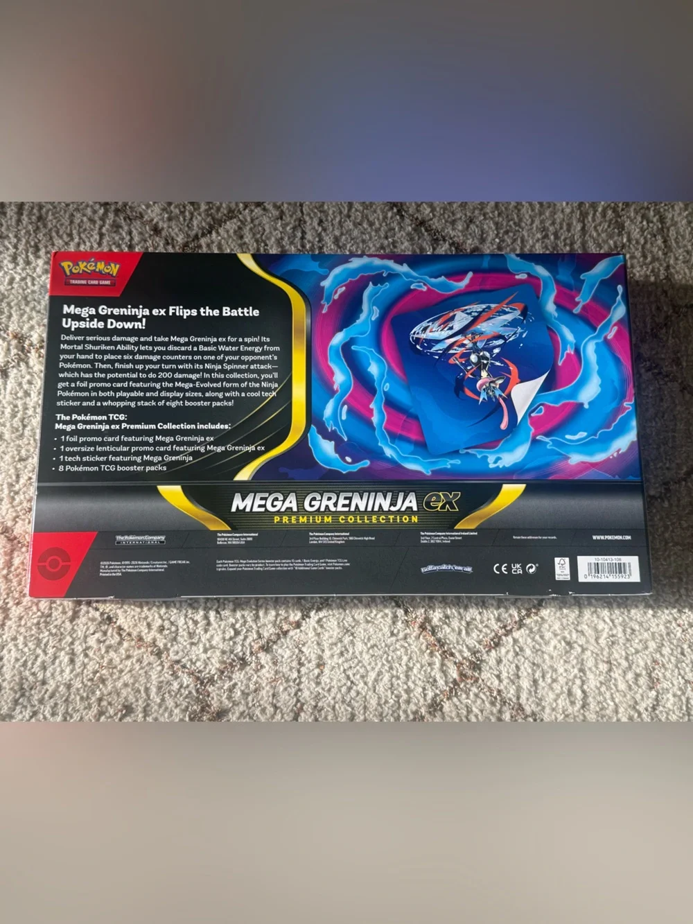 Pokemon TCG Mega Greninja ex Premium Collection Factory Sealed Mega Evolution